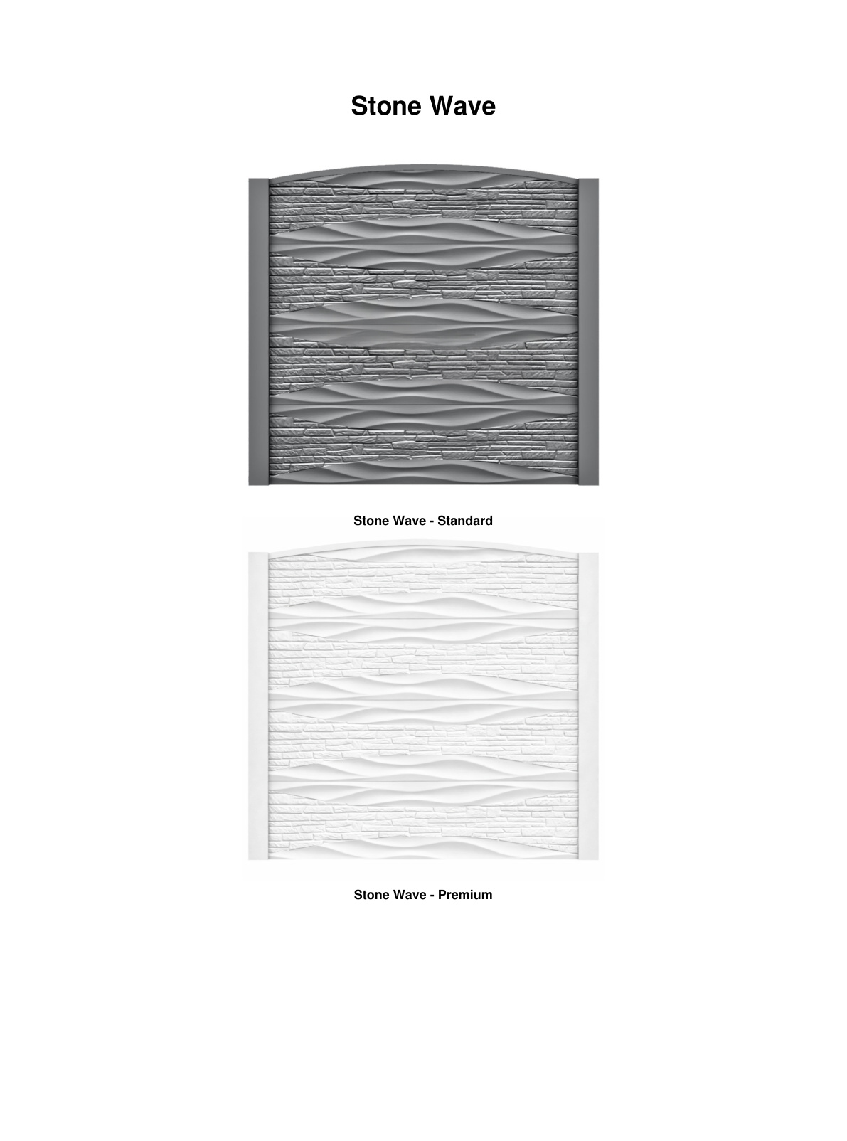 Stone Wave standard and premium