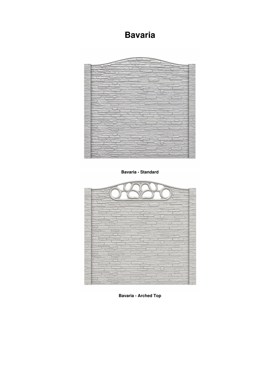 Bavaria standard and arched top